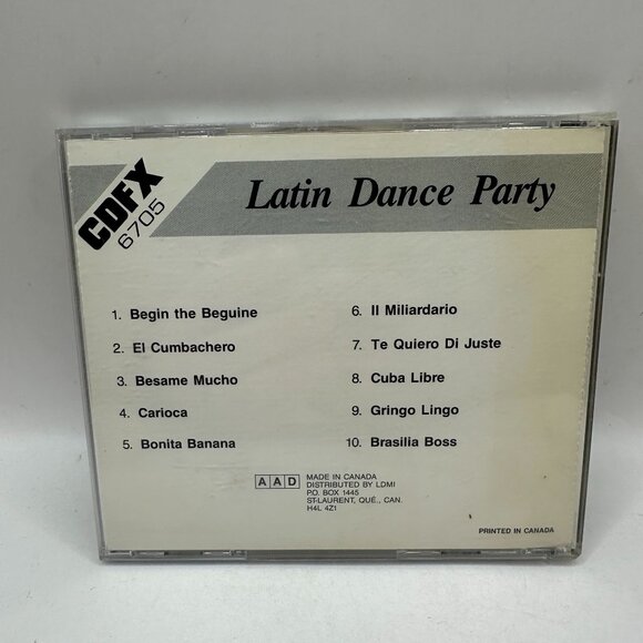 Latin Dance Party CD CDFX 6705 AAD Stereo Made In Canada - Picture 2 of 3